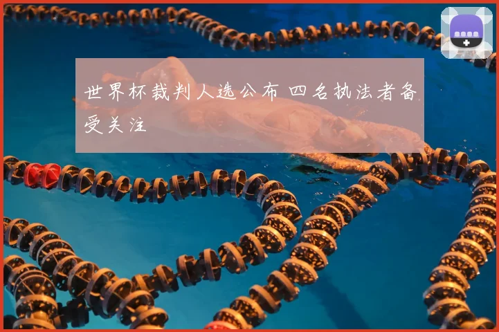 世界杯裁判人选公布 四名执法者备受关注
